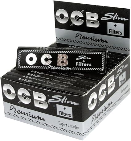 OCB 15448 Largo Negro Papel Plus Tips, 32 paquetitos: Amazon.es: Hogar