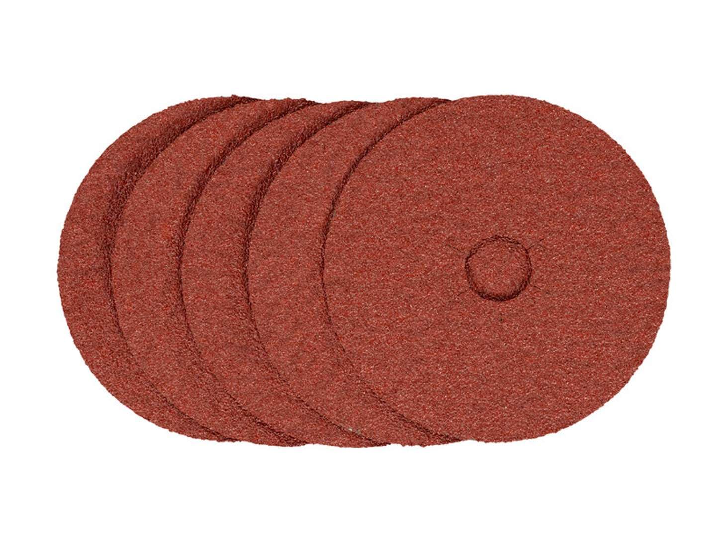 5 Discos de lija Base fibra ø 115x22 mm