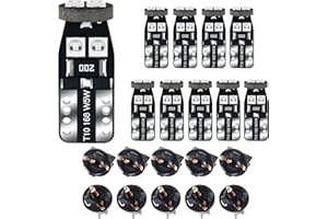 DODOFUN 12V Green T10 PC168 PC175 PC194 PC194G PC195 PC160 PC161 PC195NA Instrument Cluster Light LED Bulb Replacement For Da