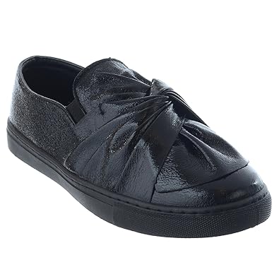 slip on trainers with bow