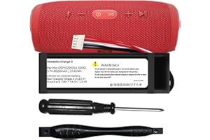 WAVYPO 8500mAh Battery for JBL Charge 3, Portable Speakers Charge 3 Replacement Battery Compatible with GSP1029102A 330SL Speaker with Repair ToolKits