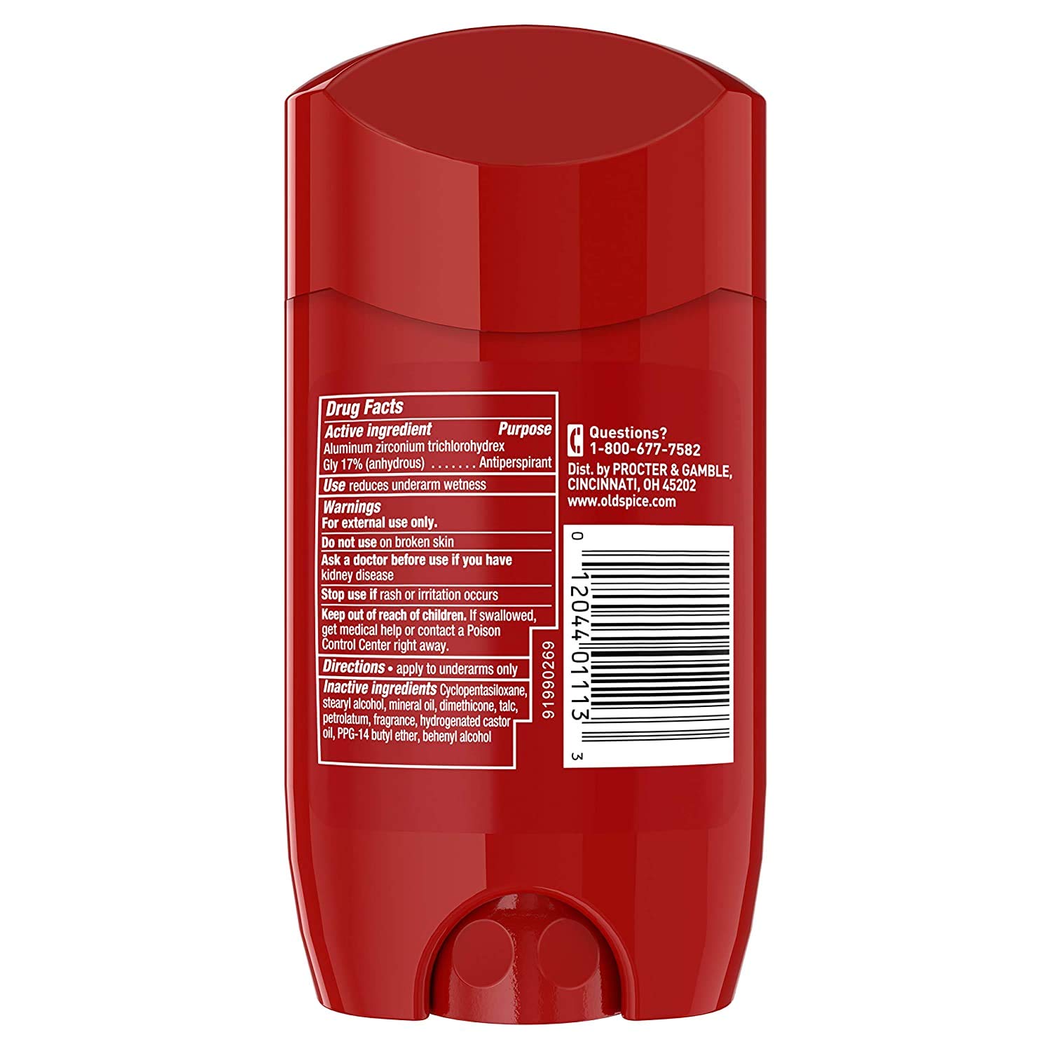 Old Spice Antiperspirant and Deodorant for Men, Red Zone Collection, Swagger Invisible Solid, Lime & Cedarwood Scent 2.6 Oz (Pack of 6) : Antiperspirant Deodorants : Beauty
