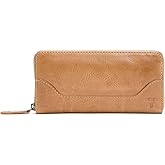 Frye Women's Melissa Zip Around Leather Wallet, Stylist Purse with Card Holder & Pockets