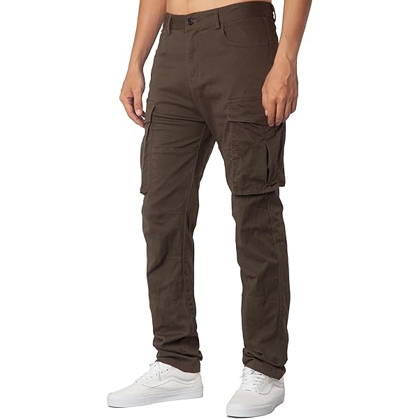 Pantalones De Carga Para Hombre Pierna Recta Slim Honduras