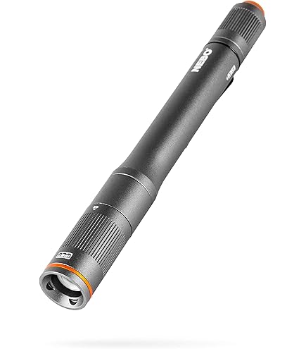 6713 NEBO INSPECTOR 180 lumen waterproof pocket stylus pen light with clip for compact EDC,Black