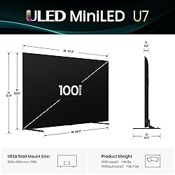 Hisense 100" Class U7 Mini-LED ULED 4K UHD Google