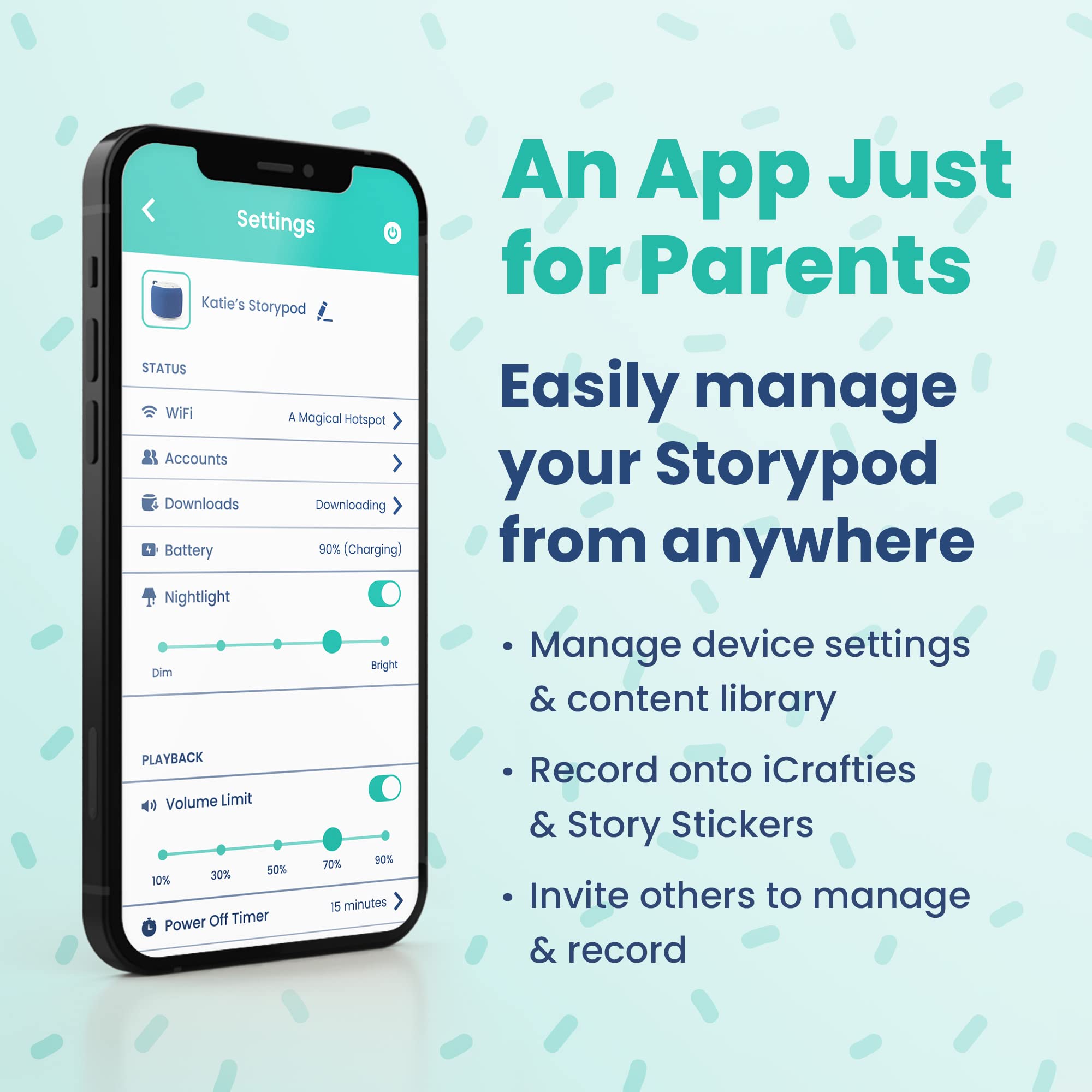 Storypod Music Craftie | Santa Claus | Audio Yarn Character for The Screen Free Audio Learning System for Preschoolers | Classics, Sing-a-Longs, Songs to Move to | Kids | Toddlers | Preschoolers