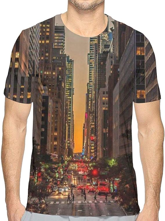 Amazon Co Jp ニューヨークストリート Tシャツ メンズ 半袖 汗染み防止 五分袖 柔らかい ファッション 快適な 速乾性 春夏着服 服 ファッション小物