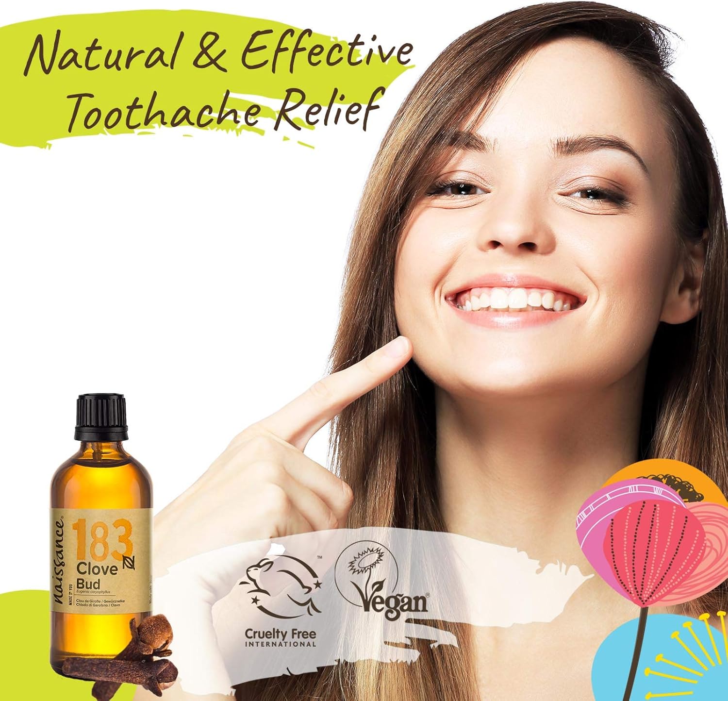 Naissance Clove Bud Essential Oil (No. 183), 100ml, Pure, Natural, Cruelty Free, Steam Distilled & Undiluted - Image 4