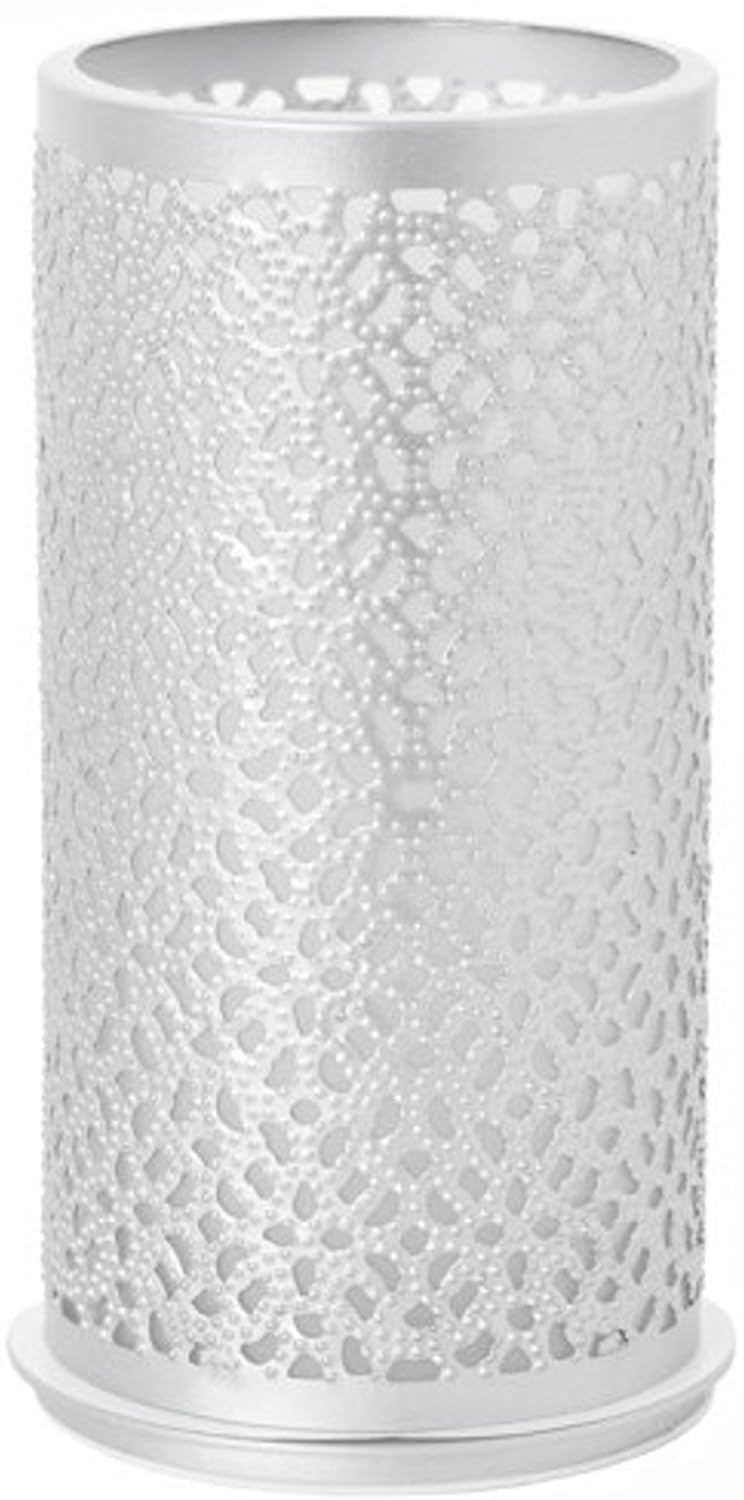Duni Metal Candle Holder Blliss Silver 140 x 75 mm for Pillar Candles