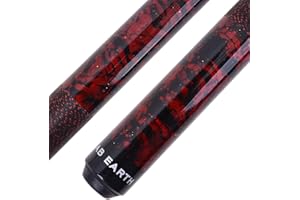AB Earth 58 inch Hand-Painted Series 2-Piece Billiard Pool Cue Stick with Irish Linen Wrap