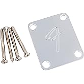 Fender F Neckplate Chrome