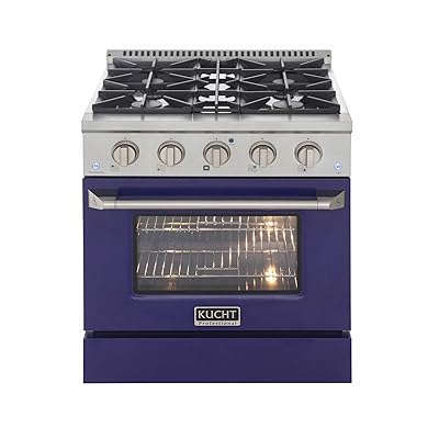 Kucht KNG301-B Blue Gas Range for Powerful Cooking Performance