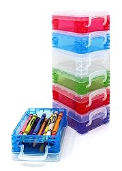 Storage Box, School Supplies Super StackerCrayon