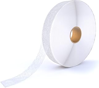 Rietlow Saumband zum aufbügeln - 30 Meter - Bügelband 20mm Breit - Saumvlies aus hochwertigem Polyamid - Verbessertes Konzept 2020