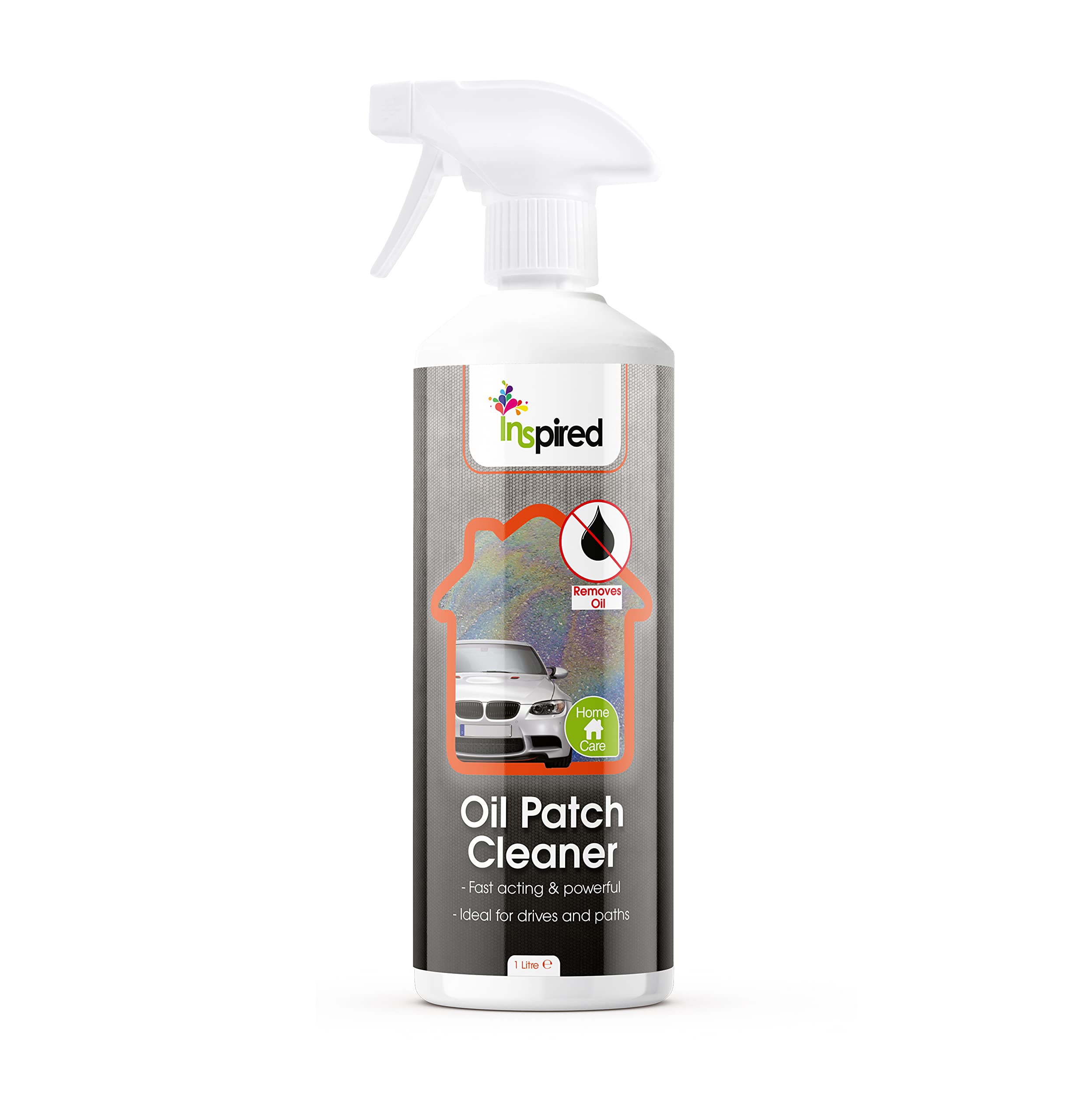 Inspired - Oil & Tar Patch Remover - for Garage, Driveway, Engine- 1 Litre