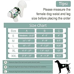 Grecle Washable Female Dog Diapers - Premium