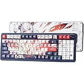 Redragon K686 PRO SE 98 Keys Wireless Gasket RGB Gaming Keyboard, 3-Mode Anime Mechanical Keyboard w/Hot-Swap Socket, Dedicated Knob Control & 5-Layer Noise Dampening, Custom Hi-Fi Linear Switch