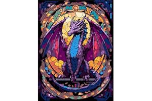 MXCFZX Paint by Numbers for Adults Advanced Dragon, Adult Paint by Number Kits on Canvas Drawing Paintwork with Paintbrushes, Easy Paint by Numbers for Acrylic Paint On Crafts for Home Decor12 x16