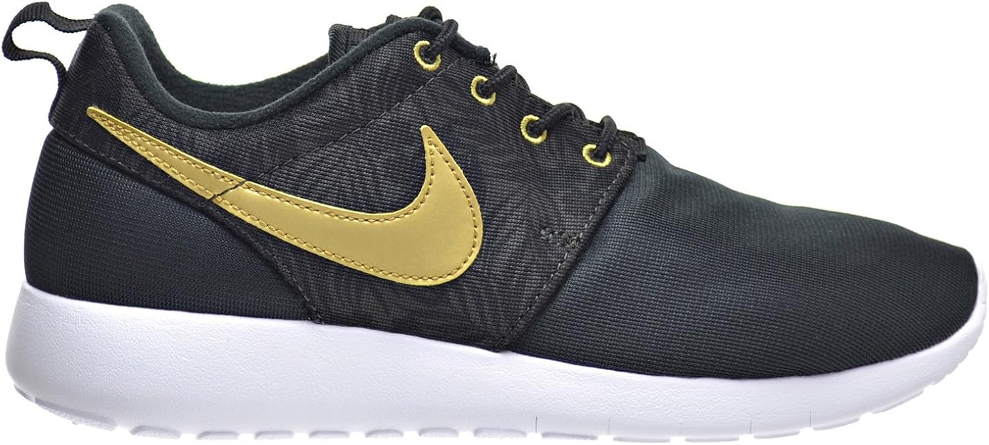 nike roshe black gold