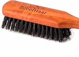 ZilberHaar Regular Beard Brush Soft Boar Bristle Pear Wood Handle view 2