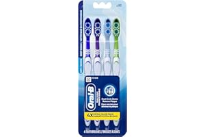 Oral-B Toothbrush Dual Clean, Soft, 4 Count