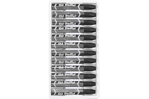 PATIKIL Black Oil Pastels, 24Pcs Soft Oil Crayons Vibrant and Creamy Pastels Stick Art Supplies for Art Painting Drawing Blen