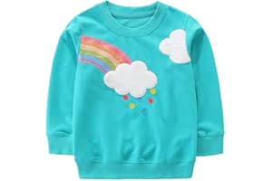 Hongshilian Unisex Kids Cute Cartoon Cotton Sweater Shirt