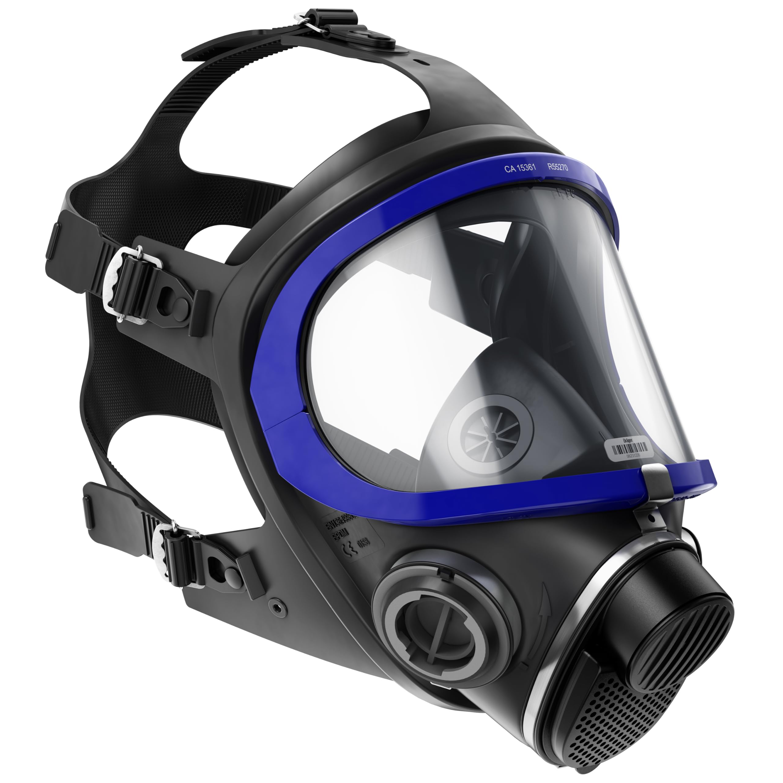 Dräger X-plore 5500 Quality full-face respirator mask with twin-filter thread connection for personal and industrial applications