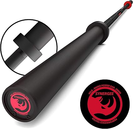 Amazon Com Synergee 45lb Rhino Power Bar Cerakote Finish Barbell