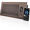 AC Infinity AIRTAP T4 Bronze, Register Booster Fan for 4” x 10” Register Holes, Improves Heating & Cooling Vents, Quiet 10-Speeds, Bluetooth App Control Data Alerts
