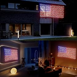Leisure world 384 LEDs American Flag Net