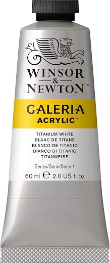 Acrylic Paint, Titanium White (60ml Tube)