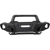 Paramount Automotive 81-20301 07-21 Jeep Wrangler JK/JL &amp; 2020 Gladiator Guardian Mid-Width Front Bumper