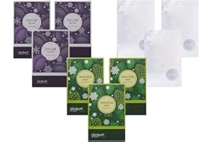 FLORALSIMPLICITY Simplicity Scents Sachets Winter Wonderland Bundle 3 Winter Pine, 3 Frost, 3 Sugar Plum - 9 Pack - Long Lasting, ECO-Friendly Home Fragrance Perfect for Any Space