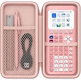 Case for Texas Instruments TI-84 Plus CE/TI-84 Evo Calculator Rose Gold | Hard Carrying Travel Case for Texas Instruments TI-84 Plus CE/TI-84 Evo/TI-84 Plus/TI-30XIIS/TI-30XS Graphing Calculator