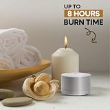 Price’s Candles 50 Pack Unscented 8 Hour Tea Lights Long Burning Tealights view 2