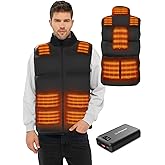DR.PREPARE Heated Vest, Electric Heated Jacket for Men Women, Heated Clothing with 3 Heat Levels
