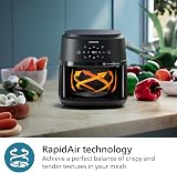 Philips Air Fryer 2000 Series 6.2L RapidAir 13 Programs Touchscreen view 3