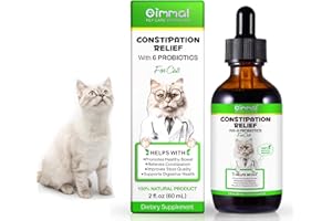 ZENPAWS Gentle Constipation Relief for Cats and Kittens – Probiotic Gut and Immune Support for Felines - Natural Herbal Health Supplement Cat Laxative Stool Softener - 2 oz