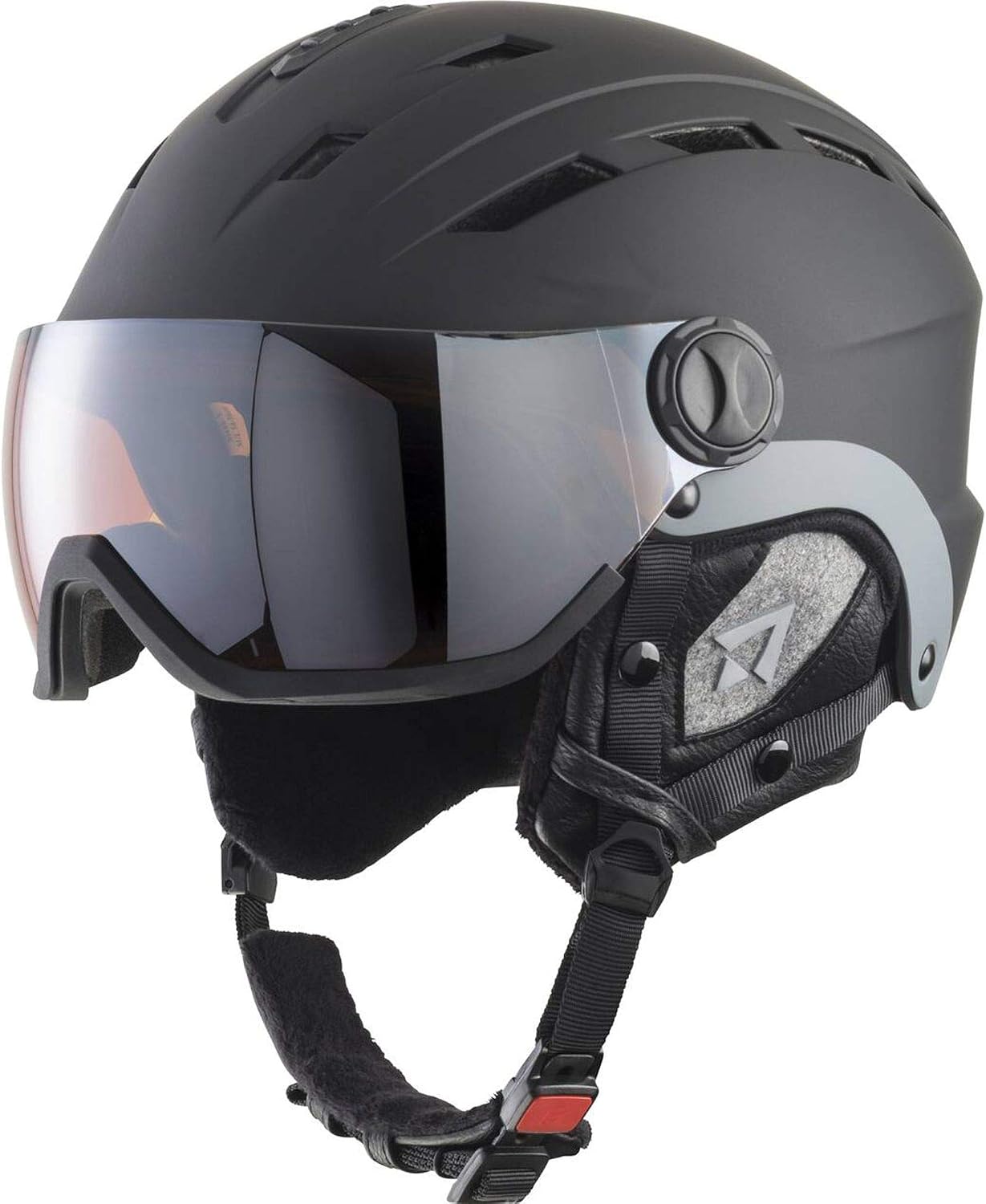 Tecnopro Men Titan Photochromic ski helmet Ski Helmet - Black/Chrome, M/L