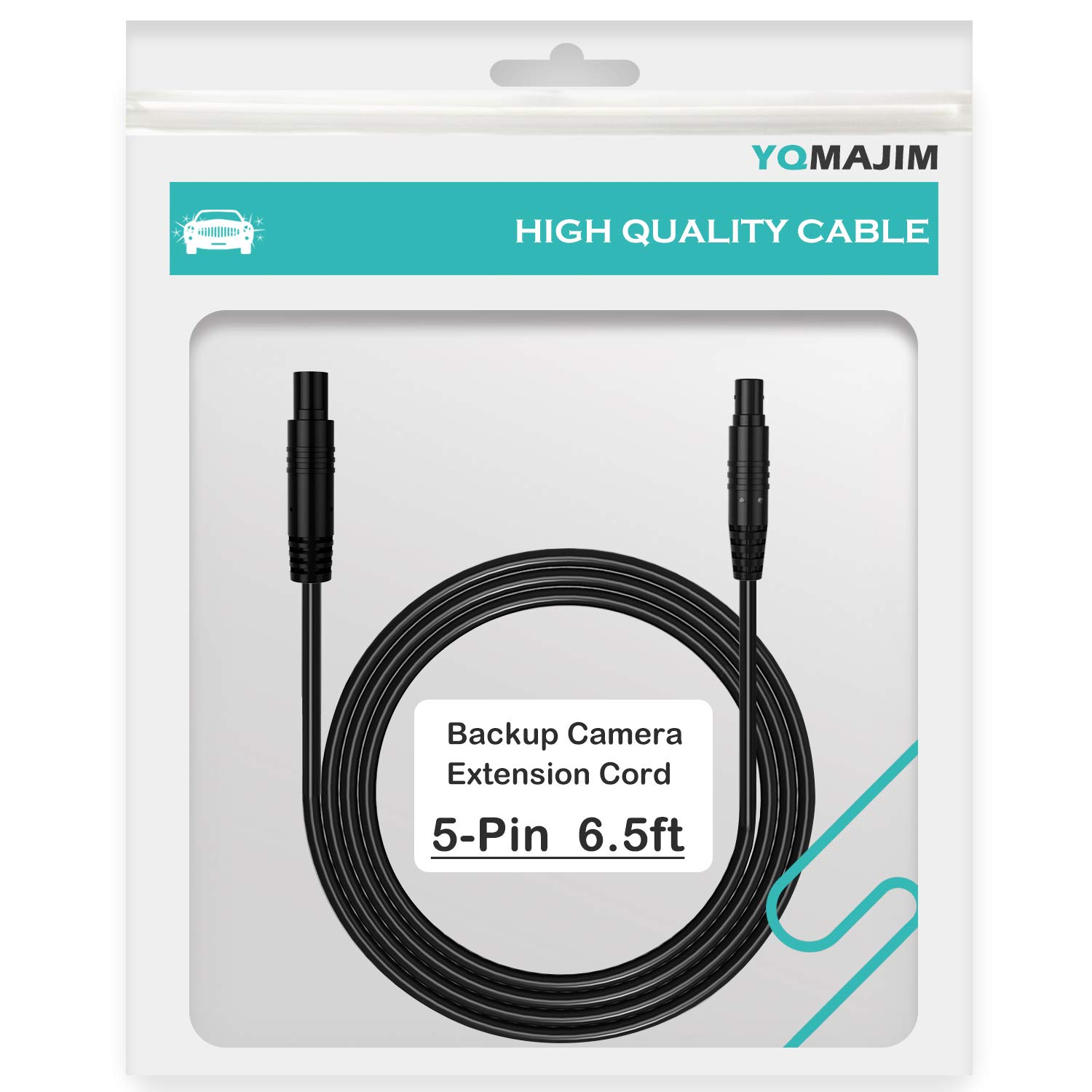 5 Pin Backup Camera Extension Cable,5 Pin 6.5 Ft Amazon.in Electronics
