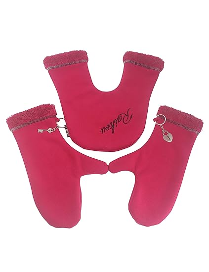 Raikou Warme Partnerhandschuhe Paar-Schlüsselanhänger für Verliebte Paare Winter Handschuhe zum Händchenhalten, one size