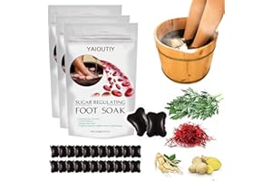 YAIOUTIY 30PC Detoxingherbs Cleansing Foot Soak Beads,Herbal Detox&Shaping Cleansing Foot Soak Beads.