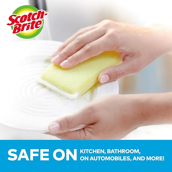 SCOTCH-BRITE DOBIE ALL PURPOSE CLEANING PADS, COUNT 6