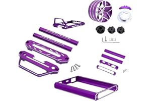 JOYSOG NB4 Metal Transmitter Protector Frame/Remote Control Metal Base/Transmitter Hand Wheel for Flysky Noble NB4 Remote Control Upgrade Parts (Style 12)