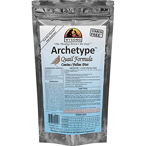 WYSONG ARCHETYPE RAW CANINE/FELINE DIET DOG/CAT FOOD – 7.5 OUNCE BAG