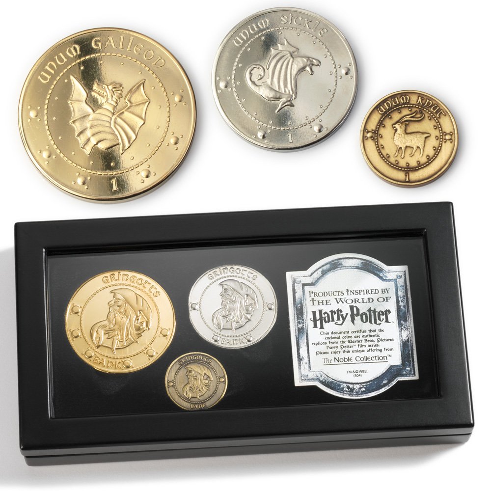 Harry Potter Gringotts Bank Coin Collection Free Shipping eBay