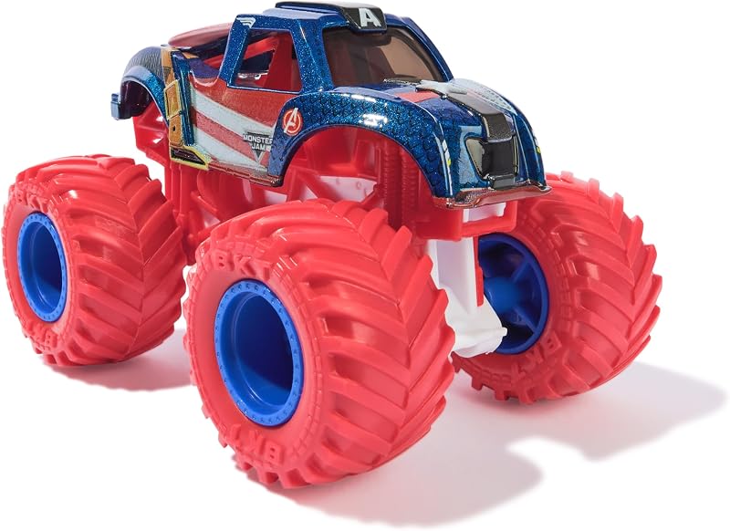 , Confezione da 5 Marvel Heroes, Spider-Man, Black Panther, Iron Man, Captain America | Veicoli Die-Cast, Giocattoli per Bambini e Bambine dai 3 Anni in su