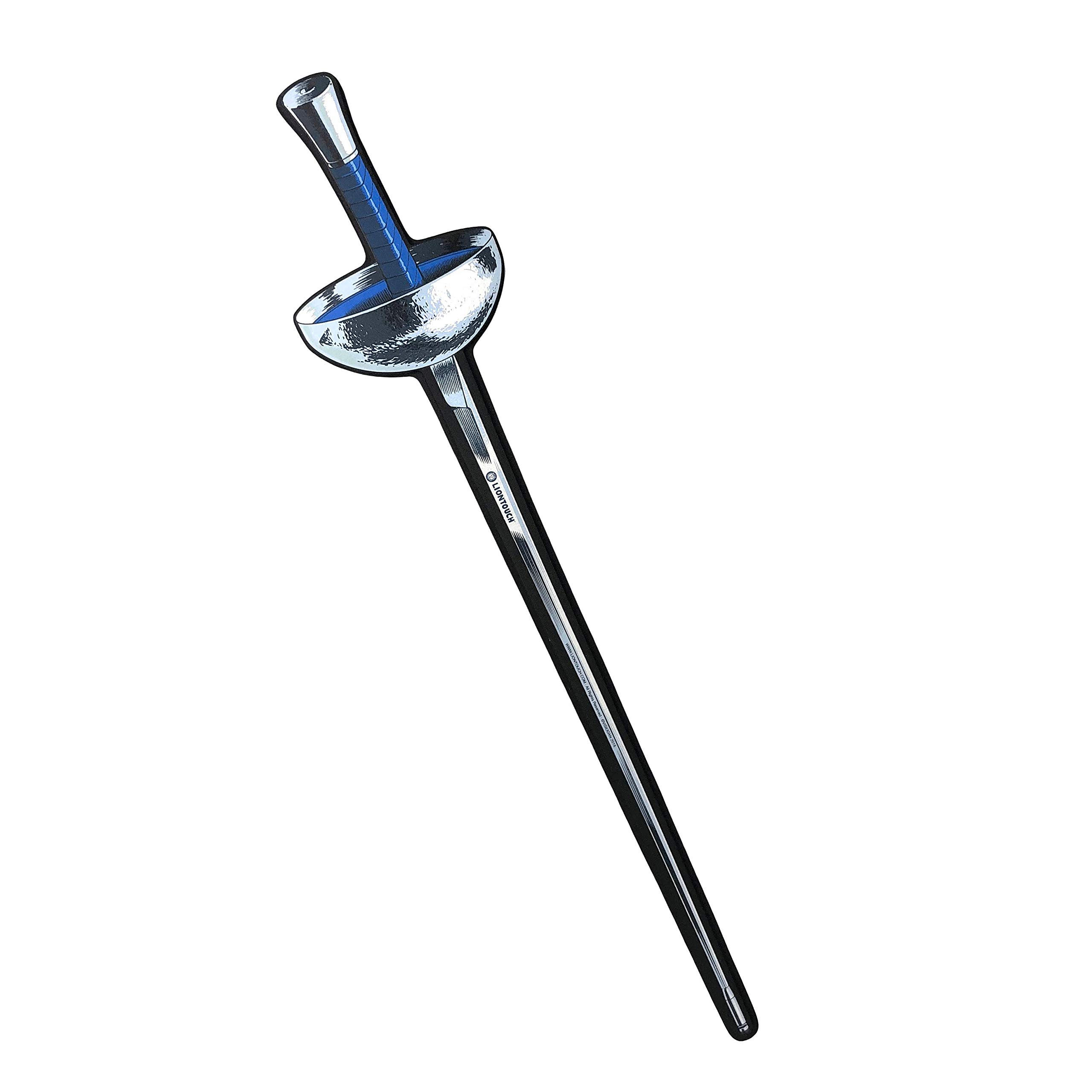 Liontouch - Sports Fencing Epee, Blue | For Boys & Girls Aged 3+ Years | Foam Toy For Kids In Realistic Design | Safe And Playful Introduction & Practice Weapon For Young Fencers & Children
